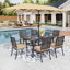 6 - Person Patio Dining Set with Rectangular Table , Cushions Included
