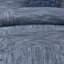 Édredon 7 pièces bleu marine, imprimé texturé, bleu marine-124755046