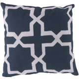 Striking Geometric Indoor/Outdoor Throw Pillow