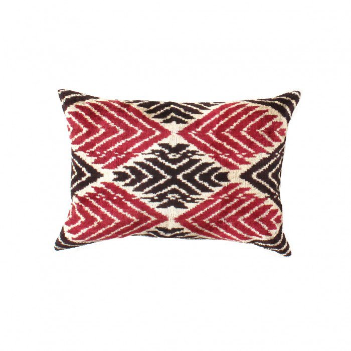 Oasis Velvet Silk Lumbar Rectangular Pillow Cover & Insert