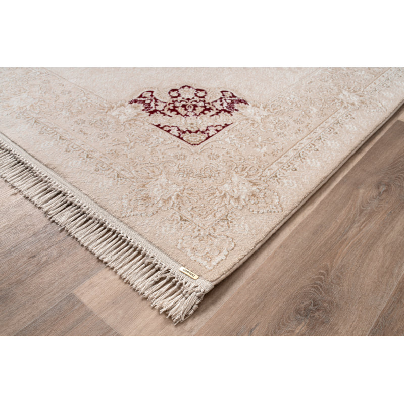 Tapis rectangulaire en coton Tassa, Rectangle 5 pi 3 po x 7 pi 7 po