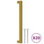 Metro Lane Cabinet Handles 20 Pcs Silver 480 Mm Stainless Steel-1882729587-1882729590