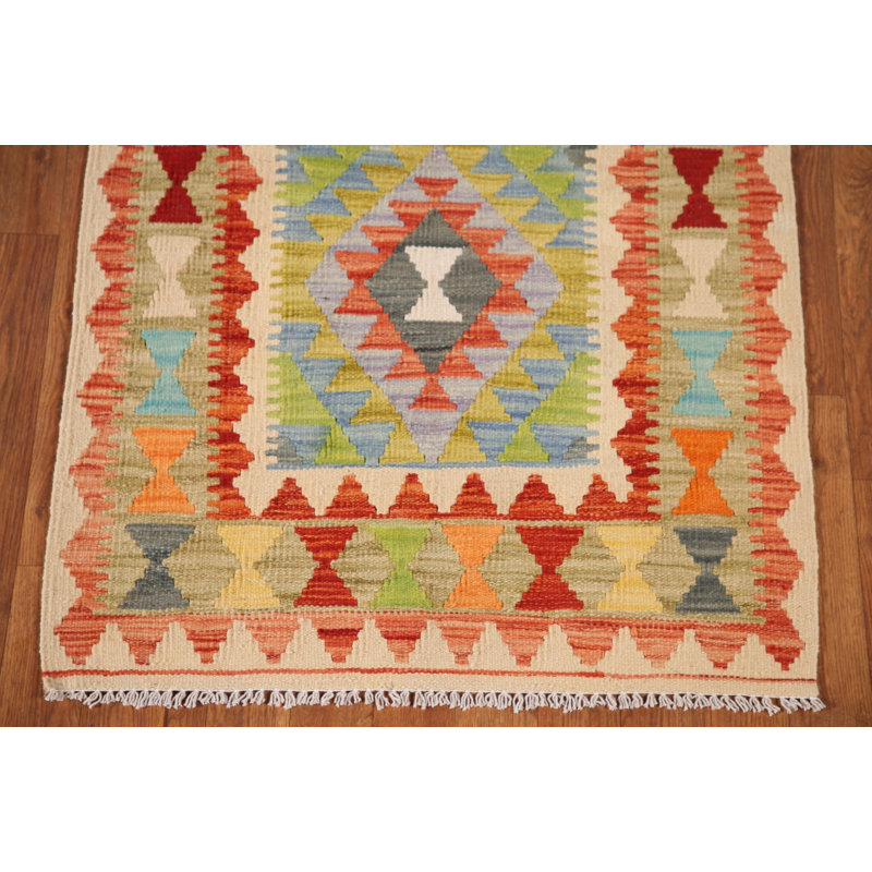 South Western Kilim Oriental Accent Rug 3x4