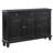 55.5 in. Black Solid Wood 3 Drawer 3 Door Sideboard_Buffet Table-1315213576