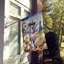 Drapeau Cowboy Welcome House-112699279