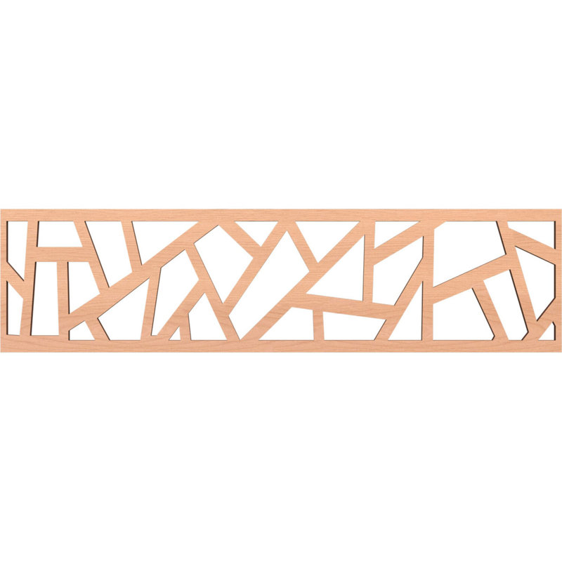 Moulure d'aulne en bois d'aulne l 47 po x H 12 po x T 3/8 po Harrisburg, H 12 po x l 47 po x P 0,375 po, Aulne