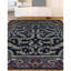 Tapis noir et rouge de haute qualité noué à la main-101838191