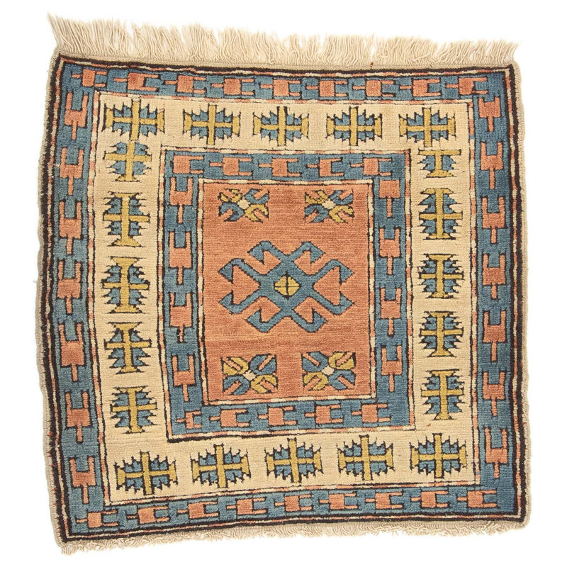 Oriental Wool Hand Woven 93cm X 99cm Area Rug