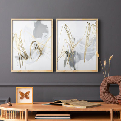 Série ABSTRACT DCCLxxix - reproduction encadrée de qualité supérieure - prête à être accrochée - aucun clou requis - aucun clou requis