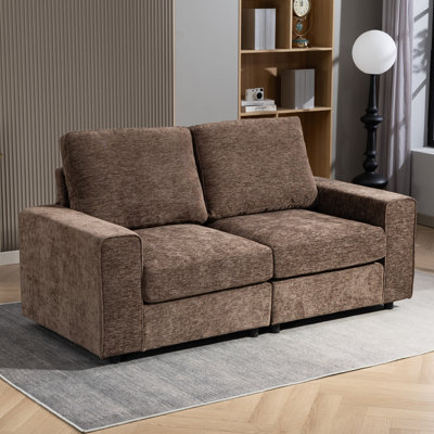 70.8'' Square Arm Sofa ,Modern Style Upholstered Loveseat