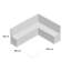 Appleridge  Corner Wood Storage Bench-25384603-25384601