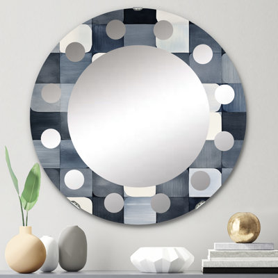 Nagaina - Miroir mural moderne rond