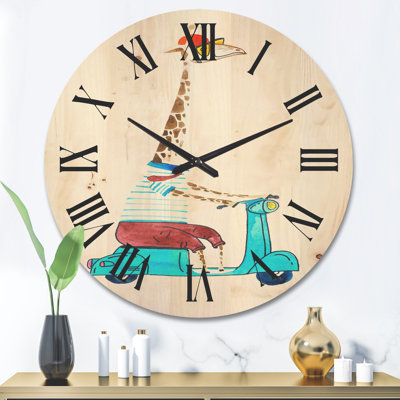 Solid Wood Wall Clock