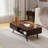 Georgina Solid Wood 4 Legs Coffee Table with Storage-377293949