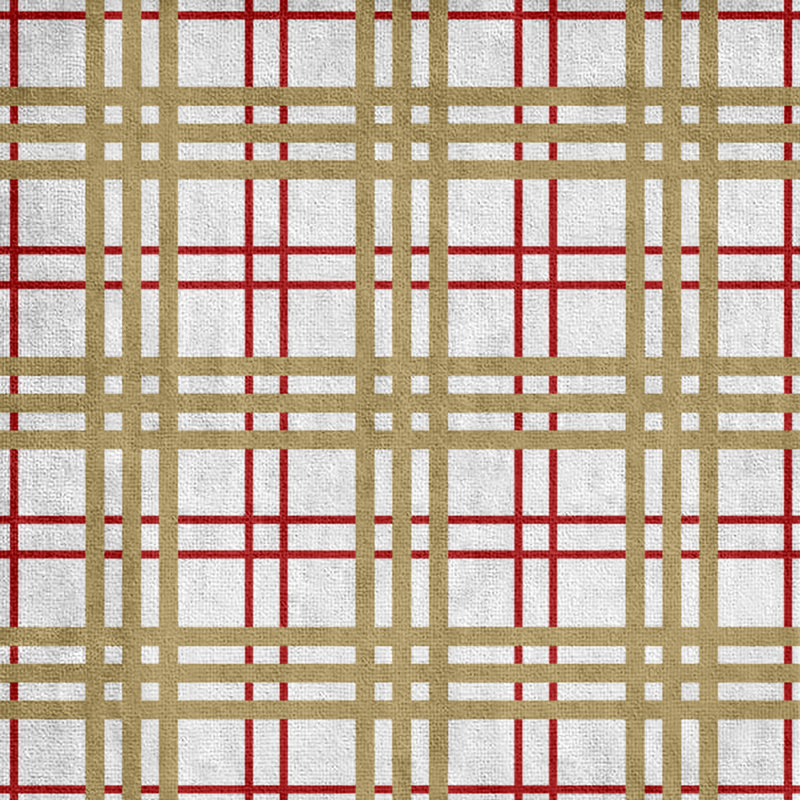Beach Towel, White/Red/Gold, Polyester/Cotton Blend