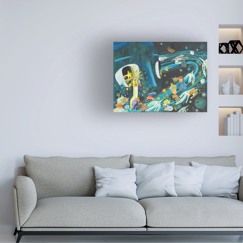 «Changyu Zou Night Whisper», art sur toile, H 18 po x l 24 po
