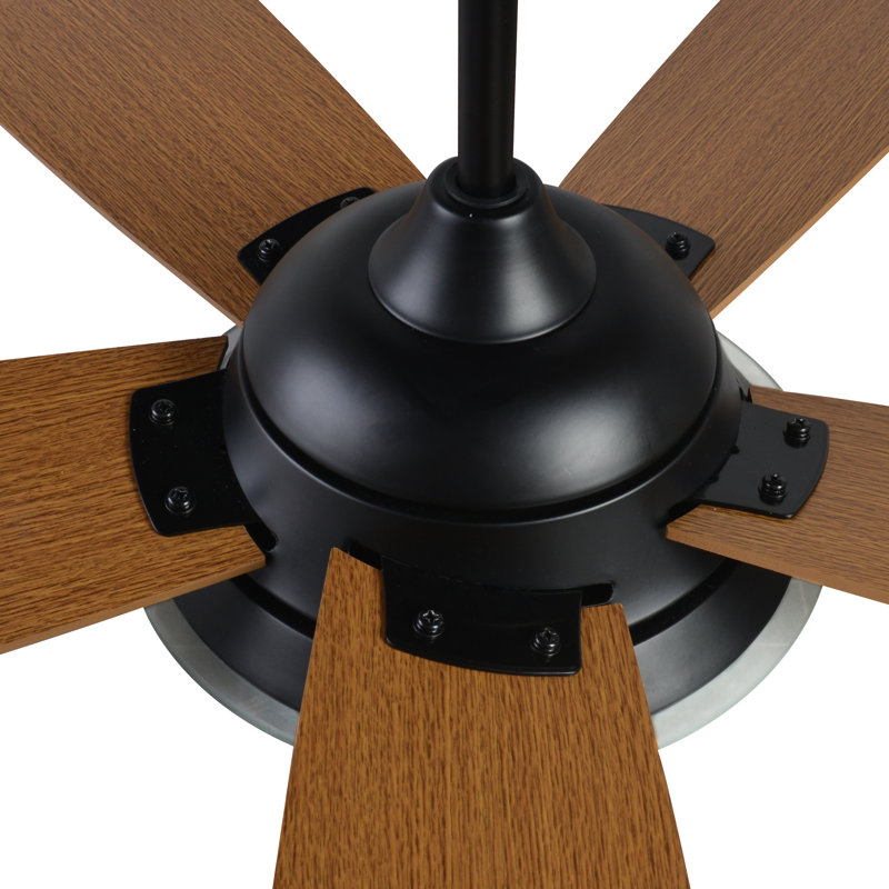 Striker 56" Smart Ceiling Fan Dimmable LED Light Kit & Remote Control, Works With Alexa/Google Home/Siri