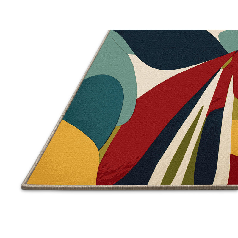 Lively Slide Rug, Square 4'