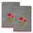 Ensemble de 2 serviettes de bain en coton turc-87395755