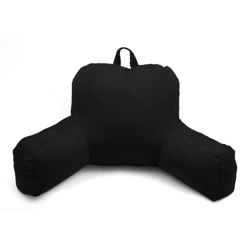 Coussin en microsuède, Noir