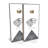 2' X 4' Game Of Throws Team Wolf Cornhole Board Set With Case And Lights