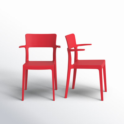 Jeffrey Stacking Patio Dining Armchair
