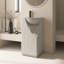  Lavabo de salle de bain sur pied 15,9 po-114766006