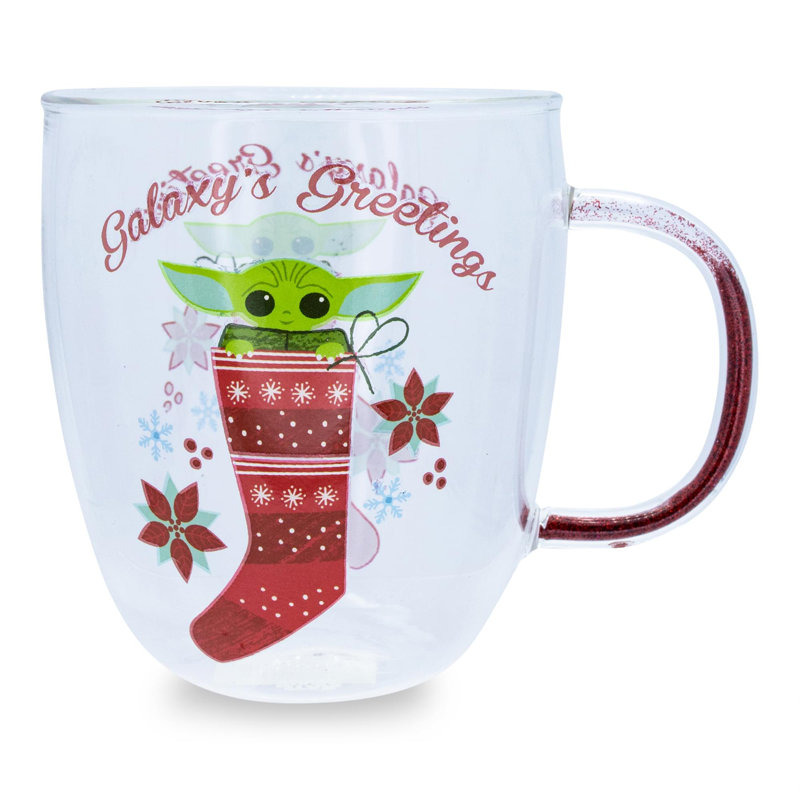 Tasse en verre Star Wars: The Mandalorian Grogu 14 onces