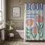 Rideau de douche 1 pièce Calm Blossom-1848508954