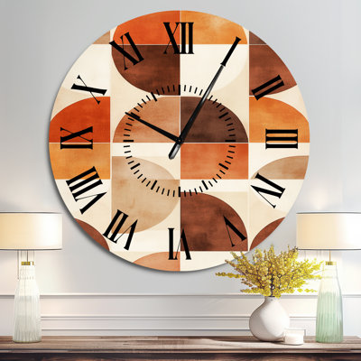 Horloge murale Crescent Rhythm - Mid-Century