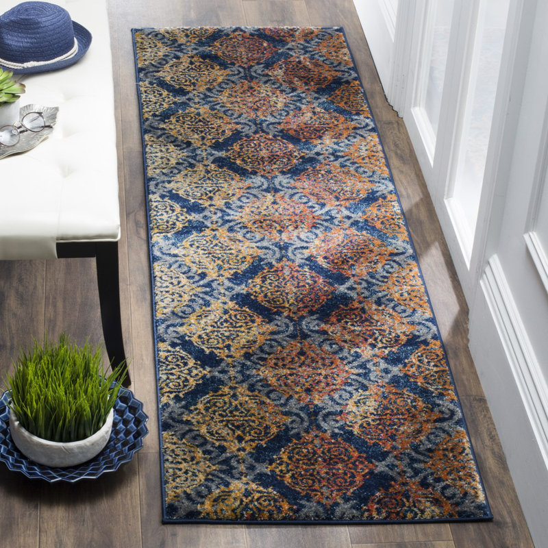 Osakis Performance Geometric Rug, Runner 2'2" x 7'