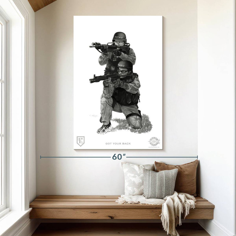 Got Your Back, 51" H x 34" W