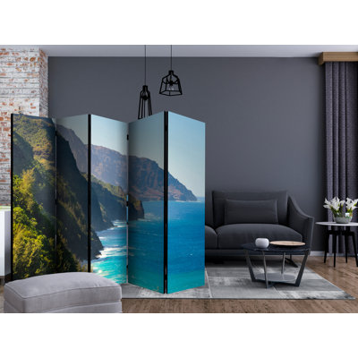 Baruyr 225cm W x 172cm H 5 - Panel Folding Room Divider