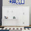 Grand lit escamotable mural avec placard-243791566