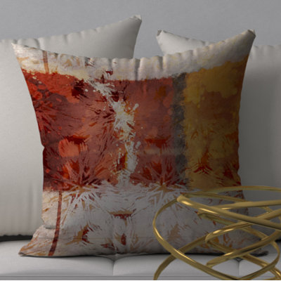 Housse de coussin carrée décorative rapide et insert