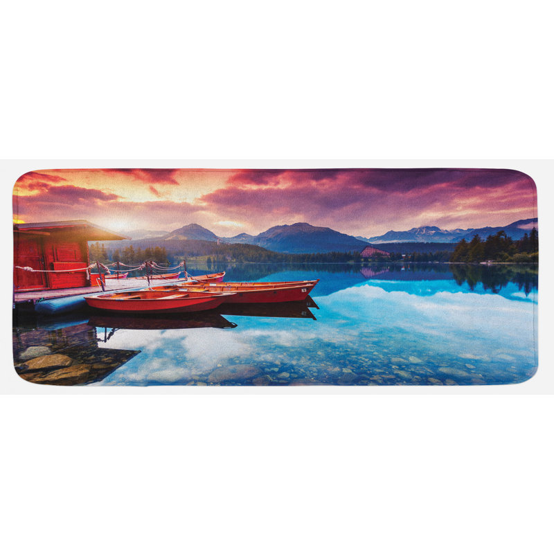 Tapis de cuisine paysage