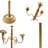 Topaz 28'' H Metal Tabletop Candlestick-2097432534