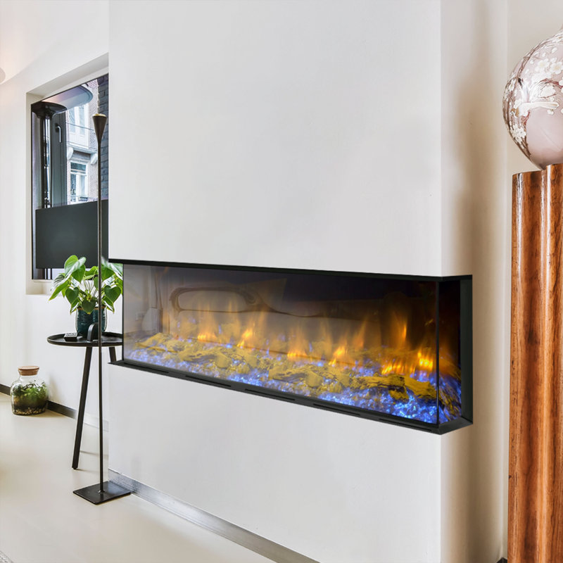 Foyers électriques intelligents multi-côtés Melody Series, H 25 po x l 64,25 po x P 12,75 po
