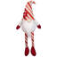 Gnome pelucheux bonbon à la menthe poivrée avec pieds suspendus - 10 po