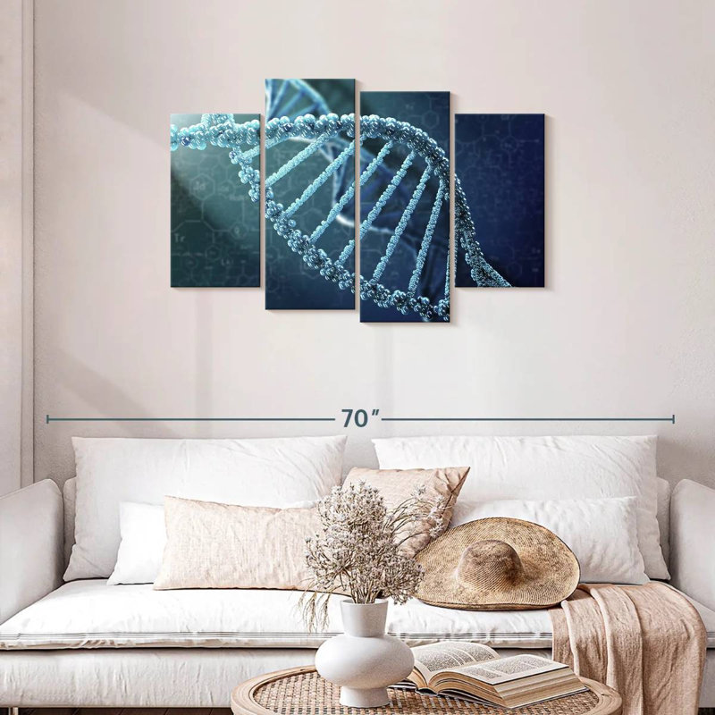 Keiri DNA Strand Close Up, 27" H x 43" W