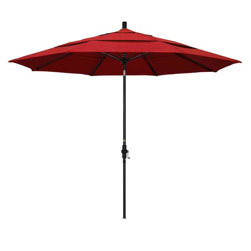 Parasol de marché 11 pi Leiker, Rouge - oléfine