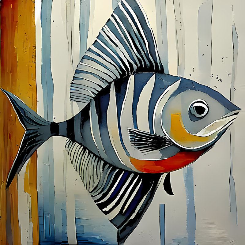 Lonesome Journey, 48" H x 48" W