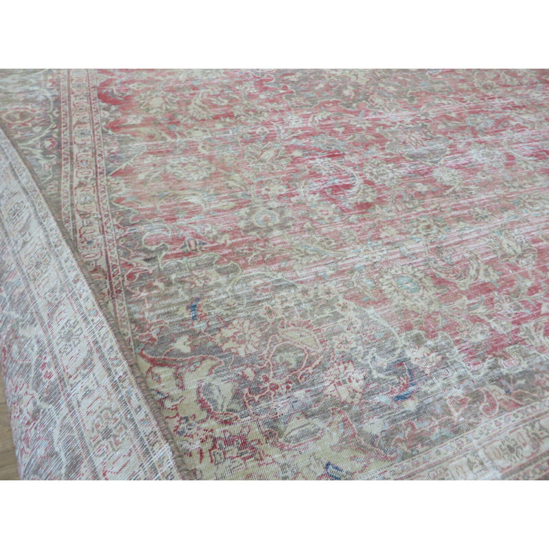 Tapis oriental turc rétro noué à la main 9 pi 10 po x 12 pi 3 po 0F52A7898D204777BE73D09A72D67E15