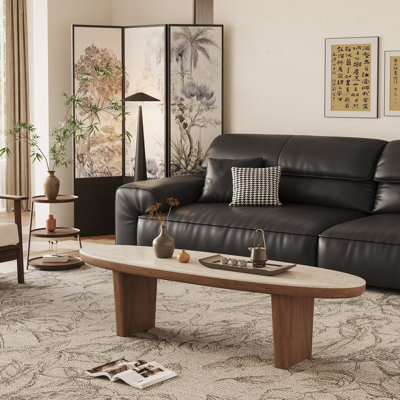 Retro Minimalist Rockboard Coffee Table