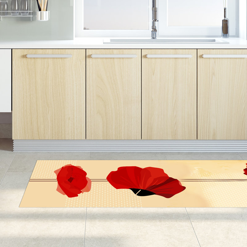 Frimmy Floral Area Rug, Rectangle 52 x 280cm