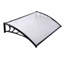 Dakota Fields 120cm W x 80cm D Plastic Cover Retractable Door / Window Awning-1119489521