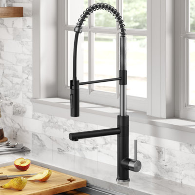 Artec Pro Commercial Style Pull-Down Single Handle Kitchen Faucet with Pot Filler