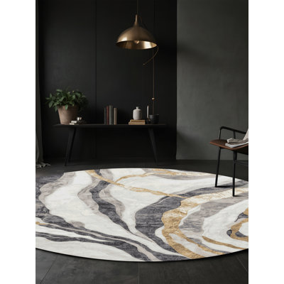 Tapis gris lavable à la machine