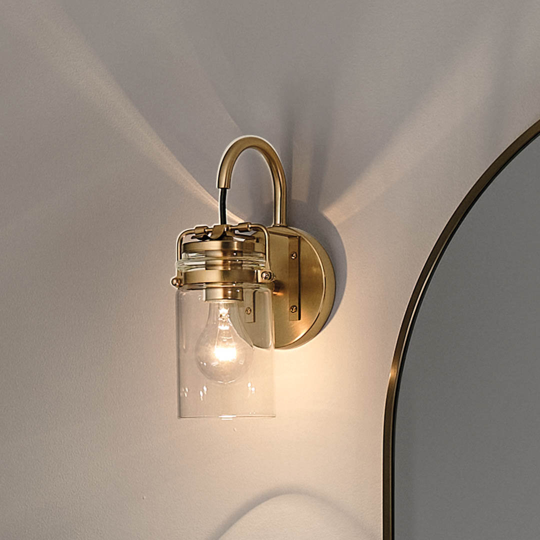 Sue Steel Armed Sconce Greyleigh™ 