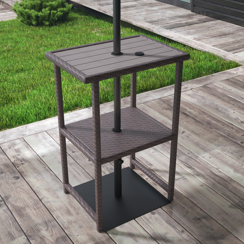 Table de bar Hicran, Brun